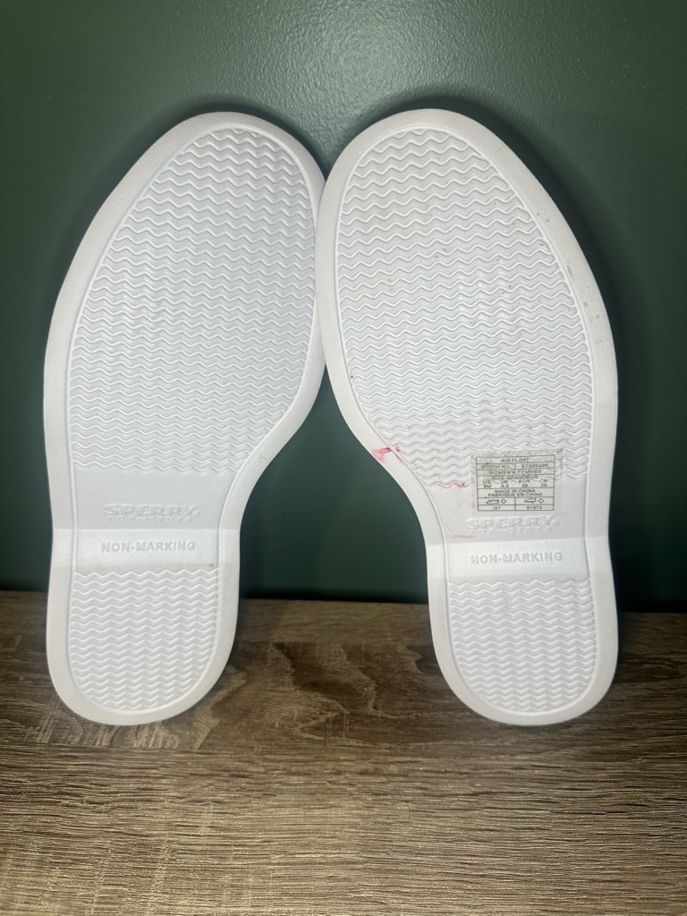 Sperry Float Slip-On Shoes Beige Perforated Comfort Women’s 8 Men’s 6 - Picture 5 of 5